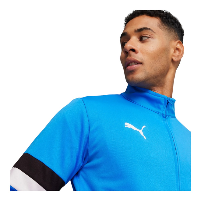 PUMA DRES MĘSKI KOMPLETNY TEAMRISE TRACKSUIT NIEBIESKI/CZARNY 658653 02