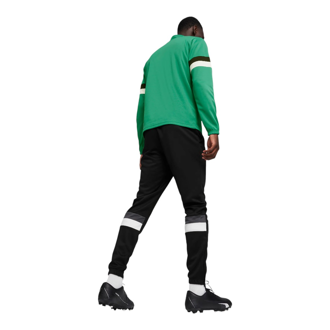 PUMA DRES MĘSKI KOMPLETNY TEAMRISE TRACKSUIT ZIELONY/CZARNY 658653 05