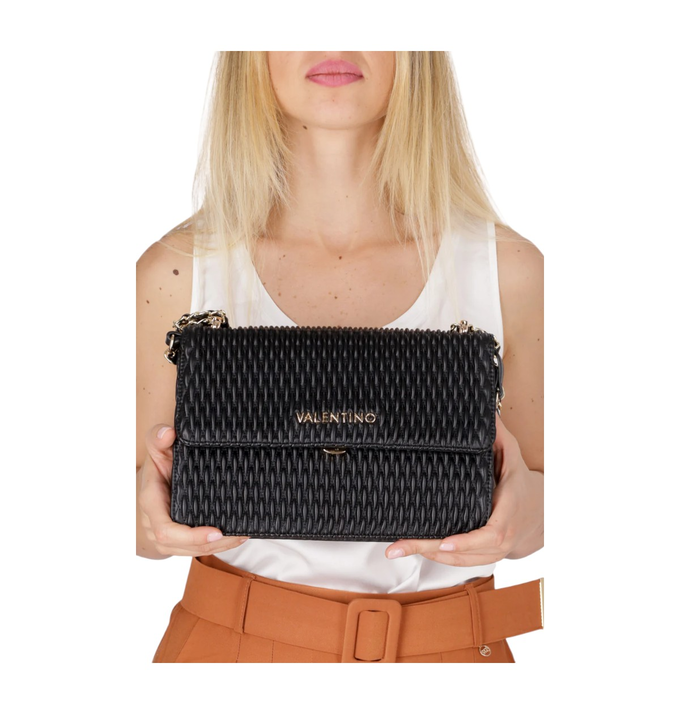 VALENTINO TOREBKA DAMSKA FREQUENCY RE FLAP BAG CZARNA VBS8DA09 001