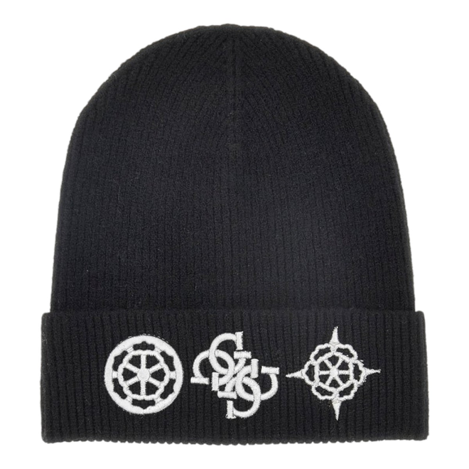 GUESS CZAPKA ZIMOWA BEANIE CZARNA AW5177POL01 BLA