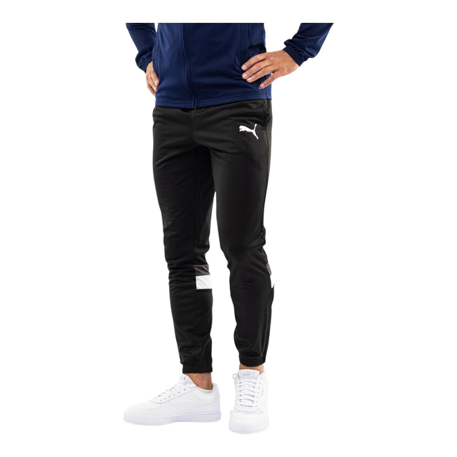 PUMA DRES MĘSKI KOMPLETNY TEAMRISE TRACKSUIT GRANATOWY/CZARNY 658653 06