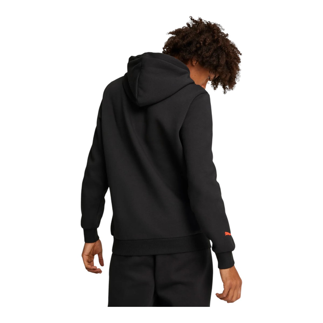 PUMA BLUZA MĘSKA Z KAPTUREM F1 ESS LOGO HOODIE FL CZARNA 627224 01