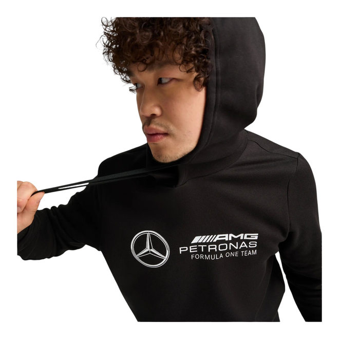 PUMA BLUZA MĘSKA Z KAPTUREM MAPF1 ESS HOODIE CZARNA 627345 01