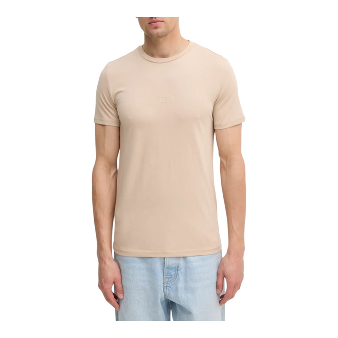 GUESS KOSZULKA MĘSKA T-SHIRT AIDY CN SS TEE BEŻOWA M2YI72I3Z14 G1DR