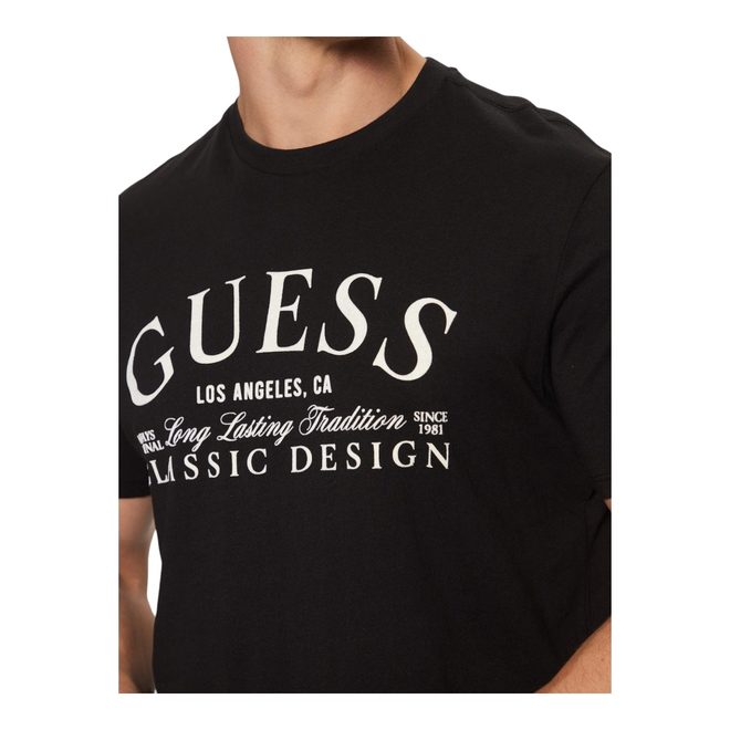 GUESS KOSZULKA MĘSKA T-SHIRT SS CLASSIC BSC INTL CLASSIC DESIGN CZARNA M5RI43K9RM1 JBLK
