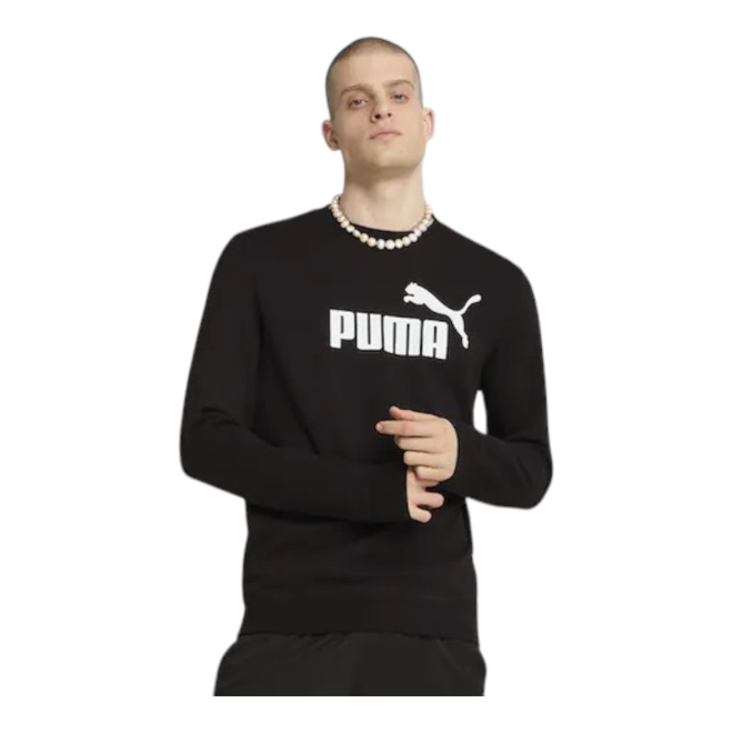 PUMA BLUZA MĘSKA DRESOWA ESS NO. 1 LOGO CREW TR CZARNA 682560 01