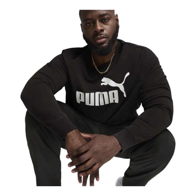 PUMA BLUZA MĘSKA DRESOWA ESS NO. 1 LOGO CREW TR CZARNA 682560 01