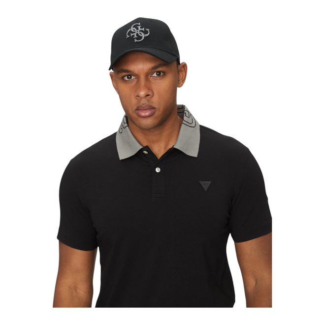 GUESS CZAPKA Z DASZKIEM 4G LOGO HAT CZARNA M5GZ07WO07T JBLK