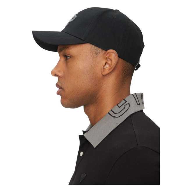 GUESS CZAPKA Z DASZKIEM 4G LOGO HAT CZARNA M5GZ07WO07T JBLK