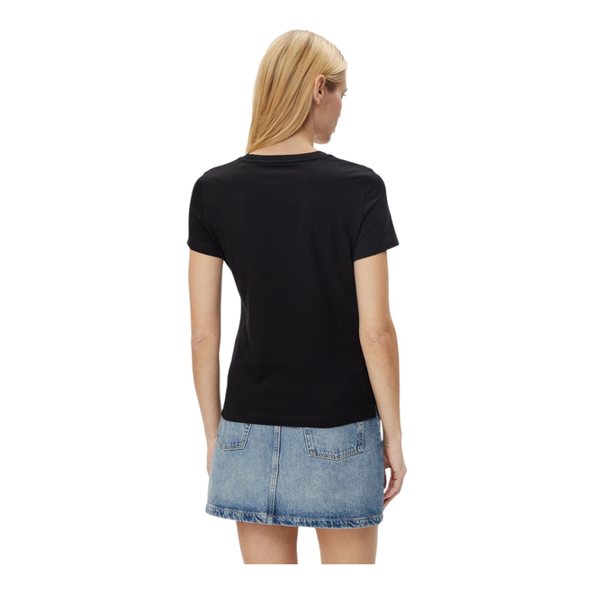 GUESS KOSZULKA DAMSKA T-SHIRT CN SS LOVE TRIANGLE CZARNA W5GI05I3Z14 JBLK