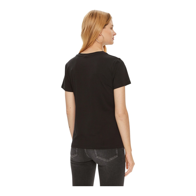 GUESS KOSZULKA DAMSKA T-SHIRT COLETTE T-SHIRT CZARNA V4YI09J1314 JBLK