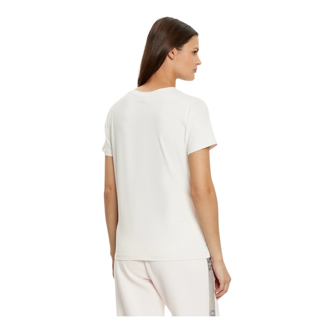 GUESS KOSZULKA DAMSKA T-SHIRT COLETTE T-SHIRT ECRU V4YI09J1314 G6K5