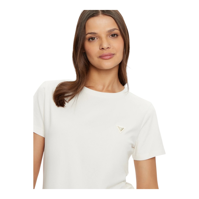 GUESS KOSZULKA DAMSKA T-SHIRT COLETTE T-SHIRT ECRU V4YI09J1314 G6K5