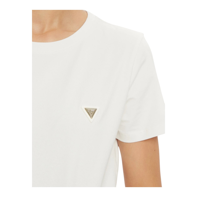 GUESS KOSZULKA DAMSKA T-SHIRT COLETTE T-SHIRT ECRU V4YI09J1314 G6K5