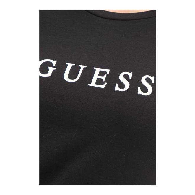 GUESS KOSZULKA DAMSKA T-SHIRT NEW CARRIE SS T-SHIRT CZARNA O5RI01KBBU1 JBLK