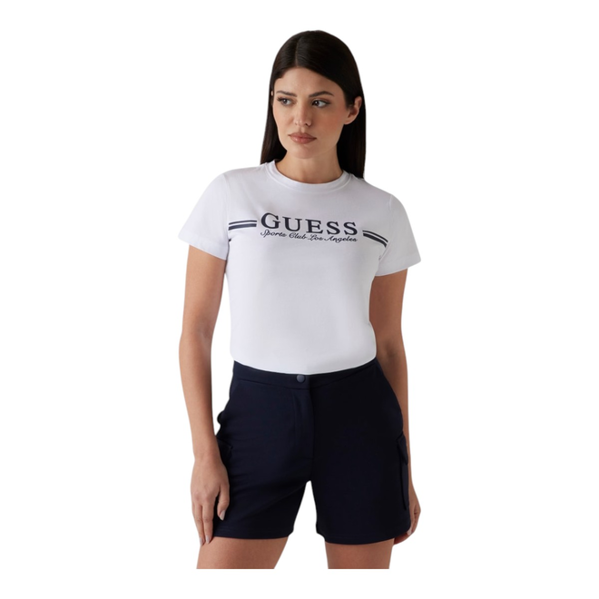 GUESS KOSZULKA DAMSKA T-SHIRT SS T-SHIRT BIAŁA V5GI03I3Z14 G011