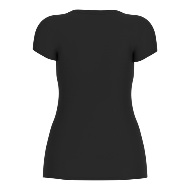 GUESS KOSZULKA DAMSKA T-SHIRT SS TRIANGLE OMBRE R3 CZARNA W5GI43KA0Q1 JBLK