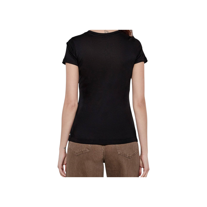 GUESS KOSZULKA DAMSKA T-SHIRT VN SS LIGHT BASIC TEE W5GP31KCSX2 JBLK