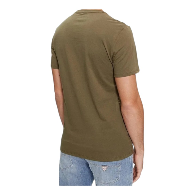 GUESS KOSZULKA MĘSKA T-SHIRT CN SS ORIGINAL LOGO ZIELONA M2YI71I3Z14 G896