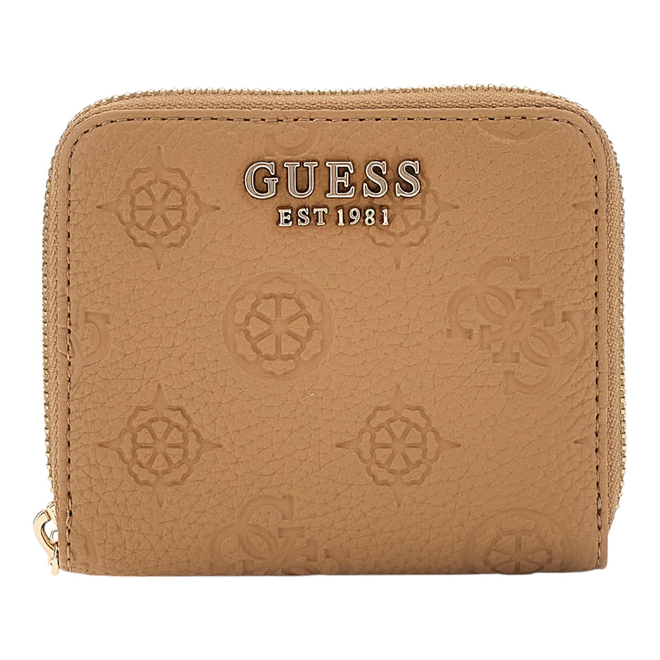 GUESS PORTFEL DAMSKI CRESIDIA SLG SMALL ZIP BEŻOWY SWPG9349137 BEI