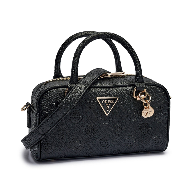 GUESS TOREBKA DAMSKA CRESIDIA SMALL SATCHEL CZARNA HWPG9349050 BLA
