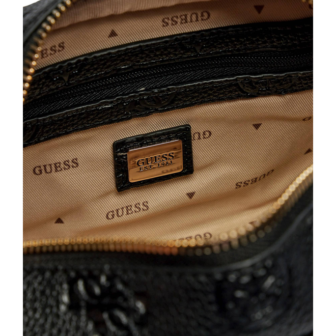 GUESS TOREBKA DAMSKA CRESIDIA SMALL SATCHEL CZARNA HWPG9349050 BLA