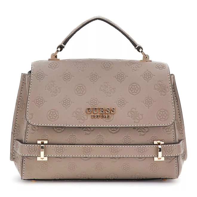 GUESS TOREBKA DAMSKA ZARELA TOP HANDLE FLAP BEŻOWA HWPD9630200 DKO