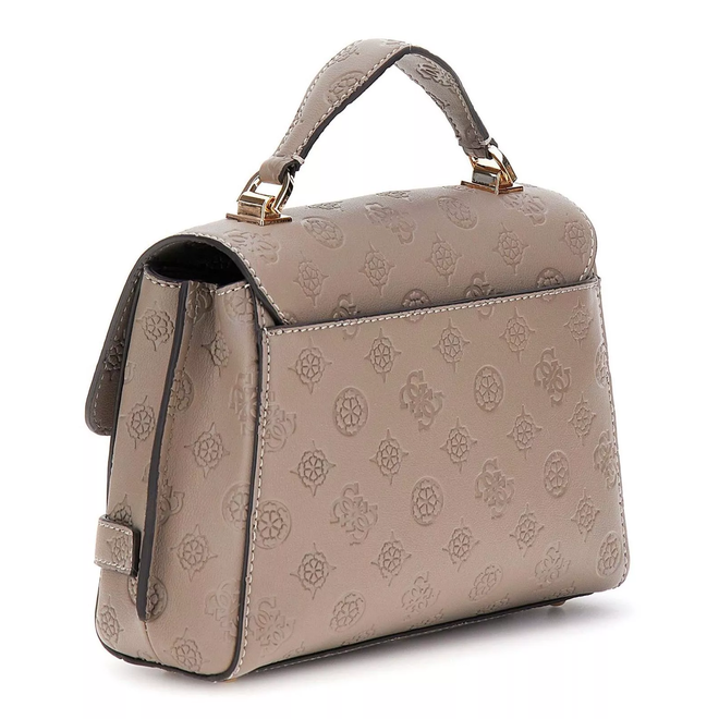 GUESS TOREBKA DAMSKA ZARELA TOP HANDLE FLAP BEŻOWA HWPD9630200 DKO