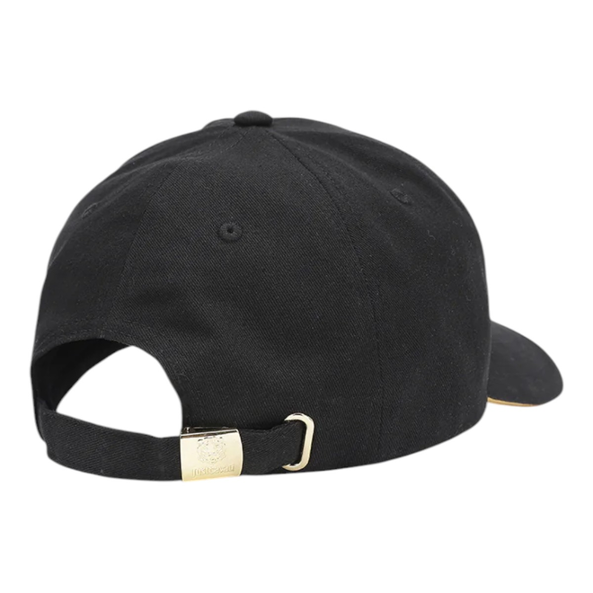 JUST CAVALLI CZAPKA Z DASZKIEM JC BASEBALL CAP LOGO EMBROIDERY 3D UP CZARNA 78RAZK30 ZG192 PL9