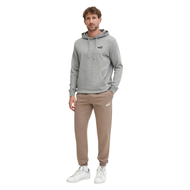 PUMA BLUZA MĘSKA Z KAPTUREM ESS SMALL NO. 1 LOGO HOODIE TR SZARA 682576 03