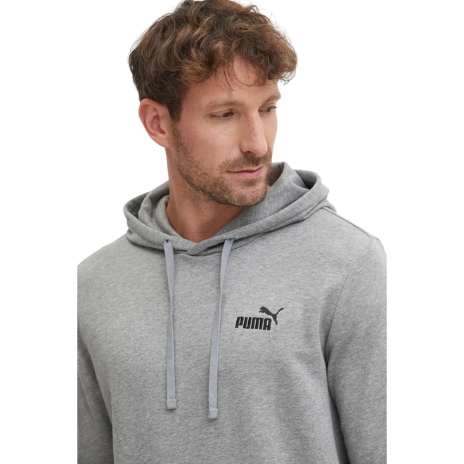 PUMA BLUZA MĘSKA Z KAPTUREM ESS SMALL NO. 1 LOGO HOODIE TR SZARA 682576 03