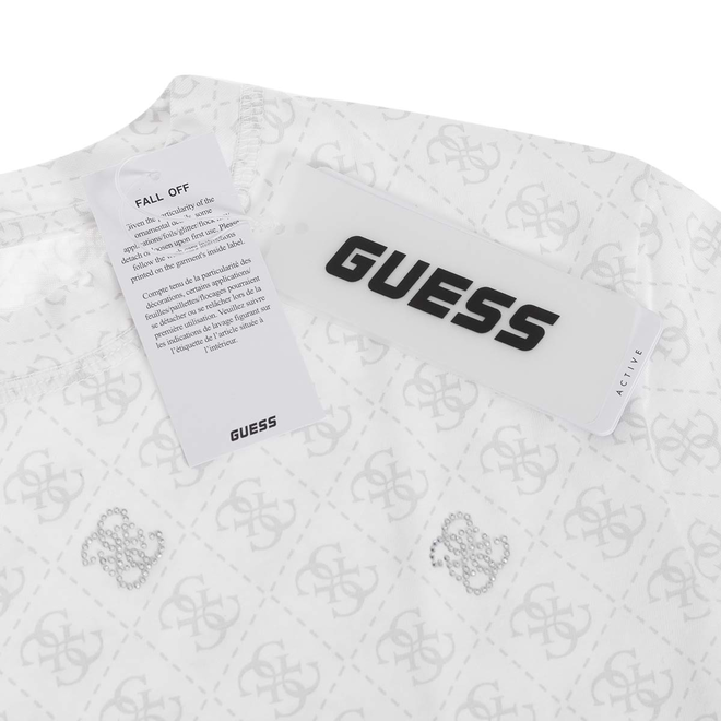 GUESS KOSZULKA DAMSKA T-SHIRT CHRYSANTA CN T-SHIRT BIAŁA V5GI16I3Z14 P0JE