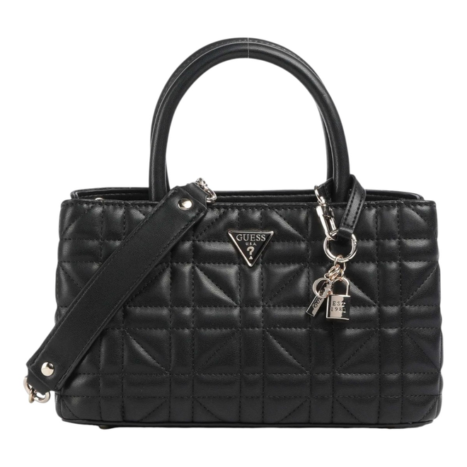 GUESS TOREBKA DAMSKA EDITA ELITE SATCHEL CZARNA HWQG9625060 BLA