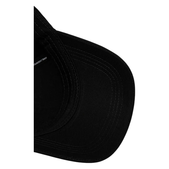 KARL LAGERFELD CZAPKA Z DASZKIEM IKON RHINESTONES CAP CZARNA A2W33062 999
