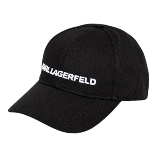KARL LAGERFELD CZAPKA Z DASZKIEM K/ESSENTIAL CAP CZARNA A1W33071.JJ 999
