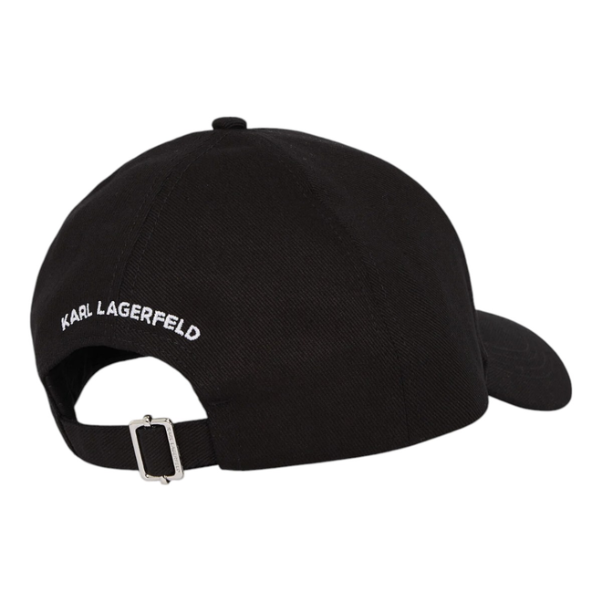 KARL LAGERFELD CZAPKA Z DASZKIEM K/ESSENTIAL CAP CZARNA A1W33071.JJ 999