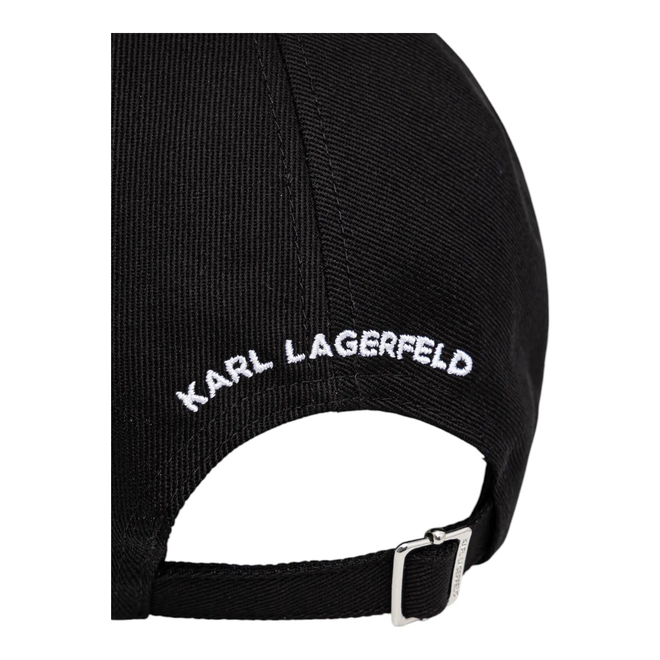 KARL LAGERFELD CZAPKA Z DASZKIEM K/ESSENTIAL CAP CZARNA A1W33071.JJ 999