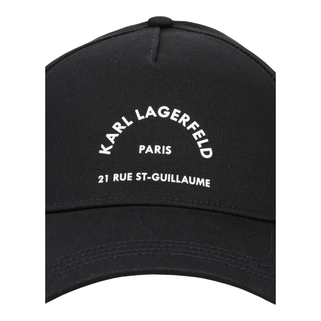 KARL LAGERFELD CZAPKA Z DASZKIEM K/RSG CAP CZARNA A1W33201.JJ 999