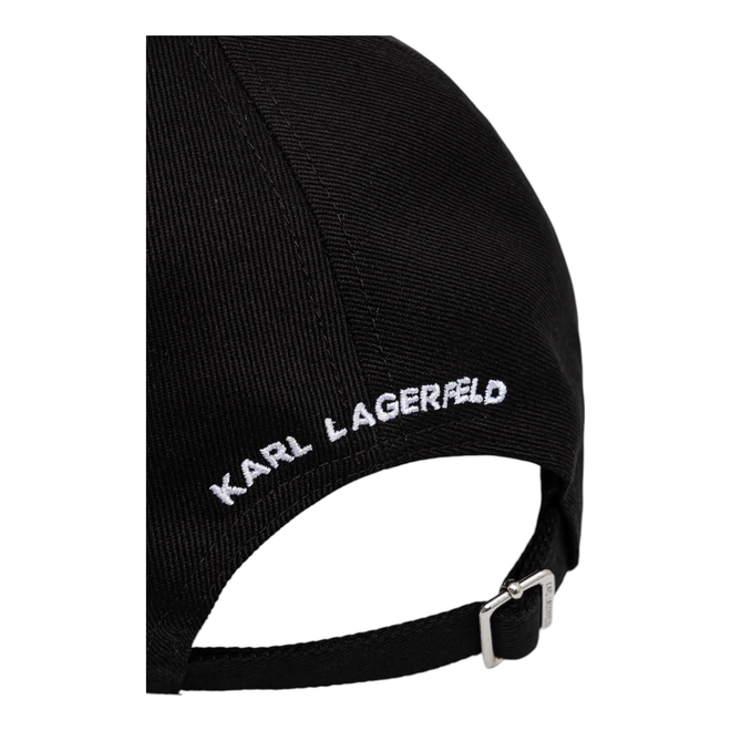 KARL LAGERFELD CZAPKA Z DASZKIEM K/SIGNATURE CAP CZARNA A1W33069.JJ 999