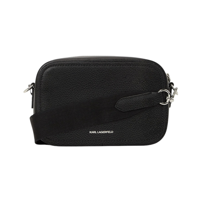 KARL LAGERFELD TOREBKA DAMSKA IKON PEBBLE CAMERA BAG CZARNA A1W30494.JJ 999