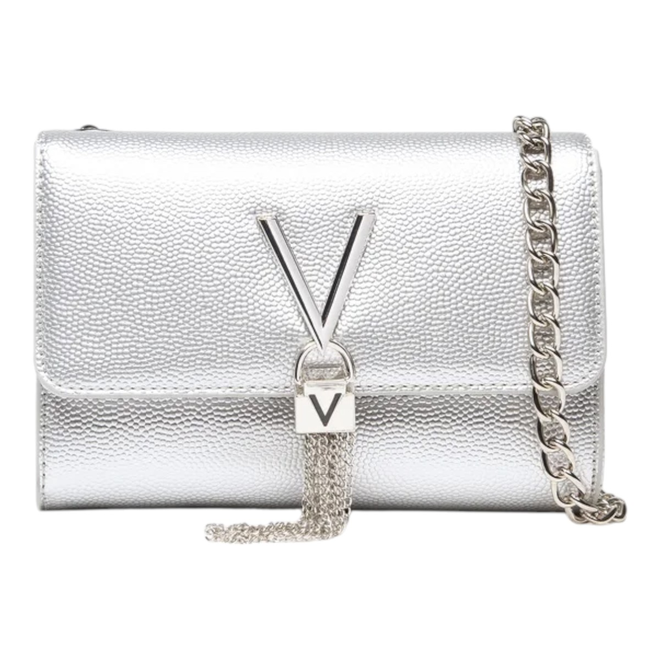 VALENTINO TOREBKA DAMSKA DIVINA POCHETTE SREBRNA VBS1R403G 040