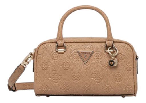 GUESS TOREBKA DAMSKA CRESIDIA SMALL SATCHEL BRĄZOWA HWPG9349050 BEI