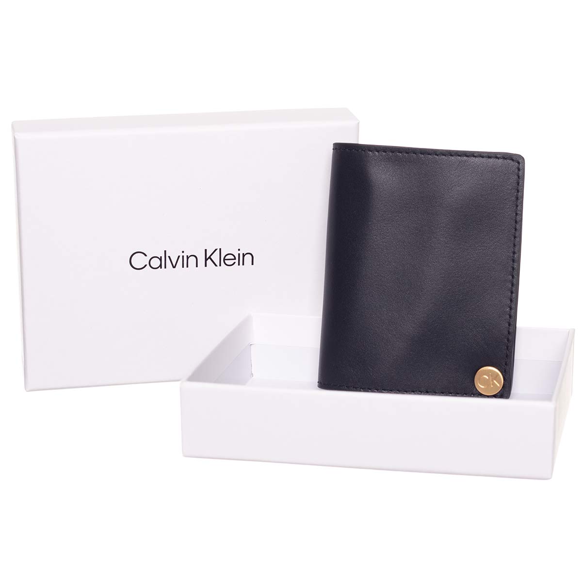 CALVIN KLEIN PORTFEL MĘSKI MAŁY CK ICON COVERED CARDCASE BLACK ...